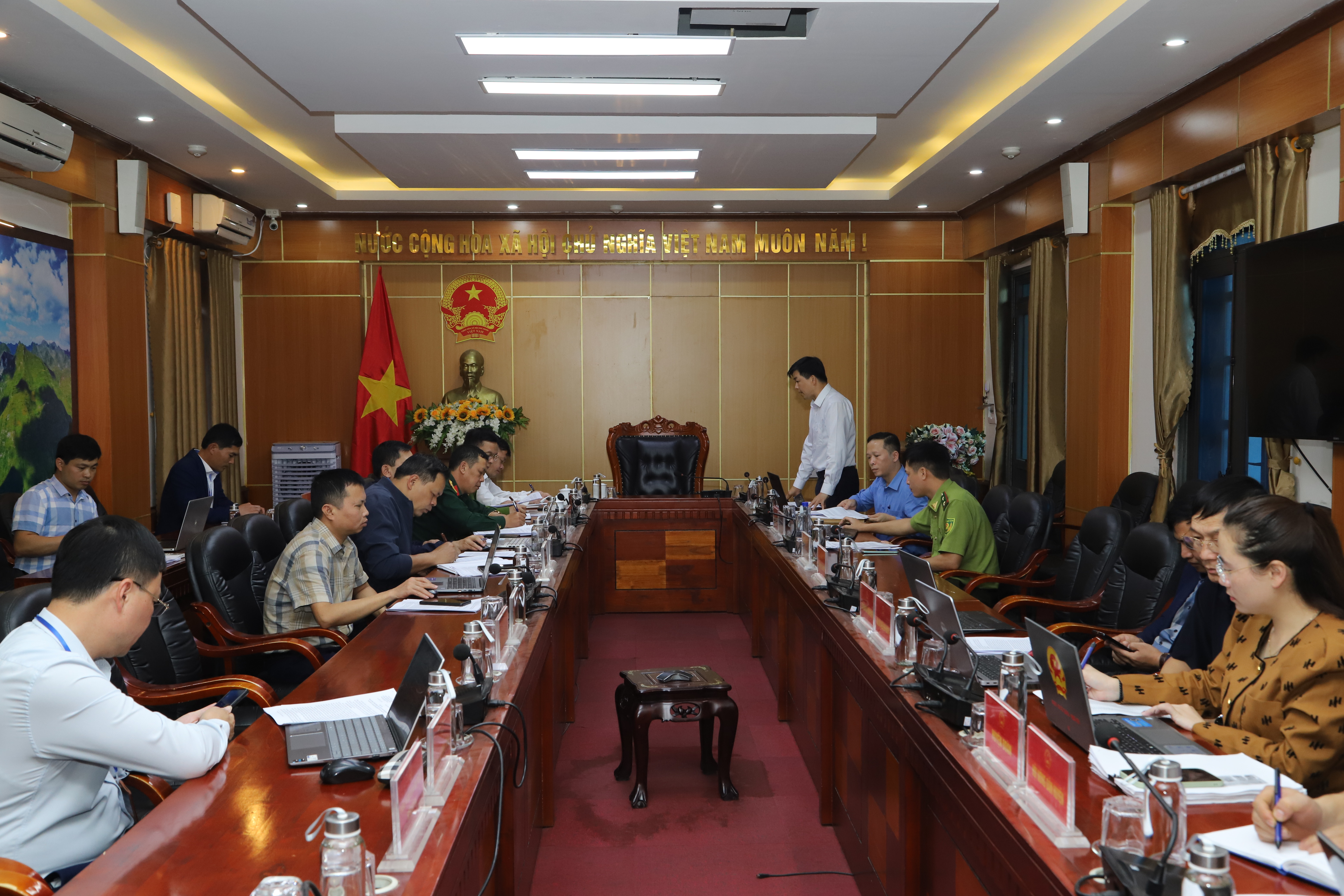 Ban Chỉ đạo 138 tỉnh Hà Giang kiểm tra tại huyện Mèo Vạc