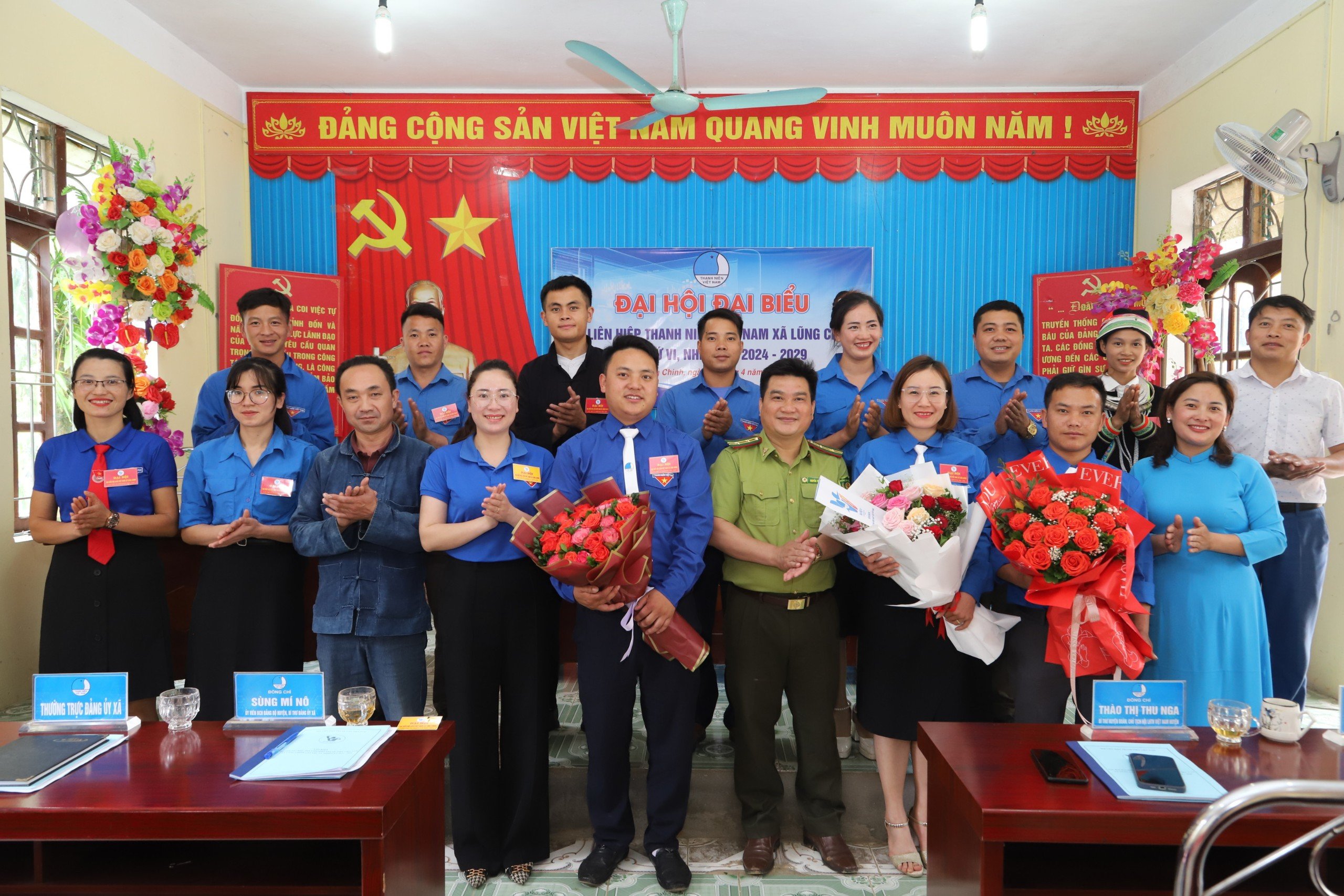 Đại hội Đại biểu Hội LHTN Việt Nam xã Lũng Chinh nhiệm kỳ 2024 - 2029