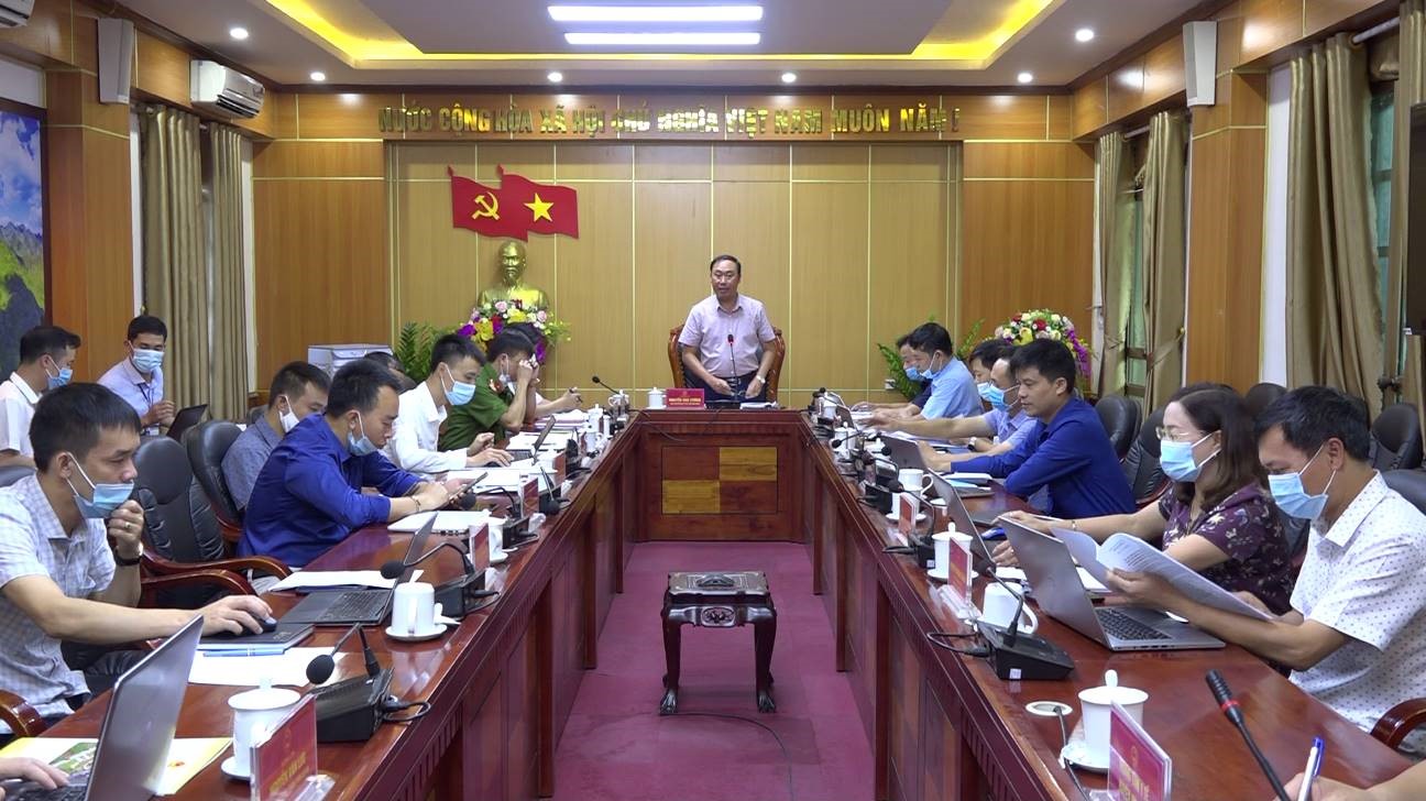 UBND huyện Mèo Vạc tổ chức phiên họp thường kỳ tháng 7/2021