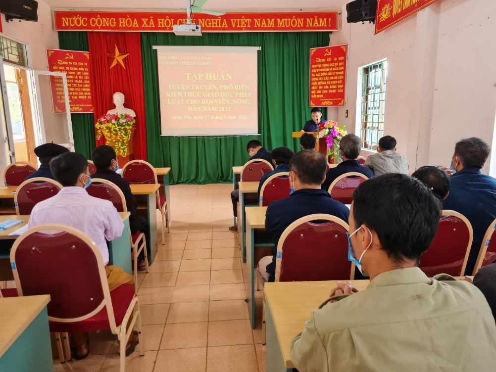 Hội Nông dân tỉnh: Tập huấn phổ biến kiến thức giáo dục pháp luật cho hội viên nông dân