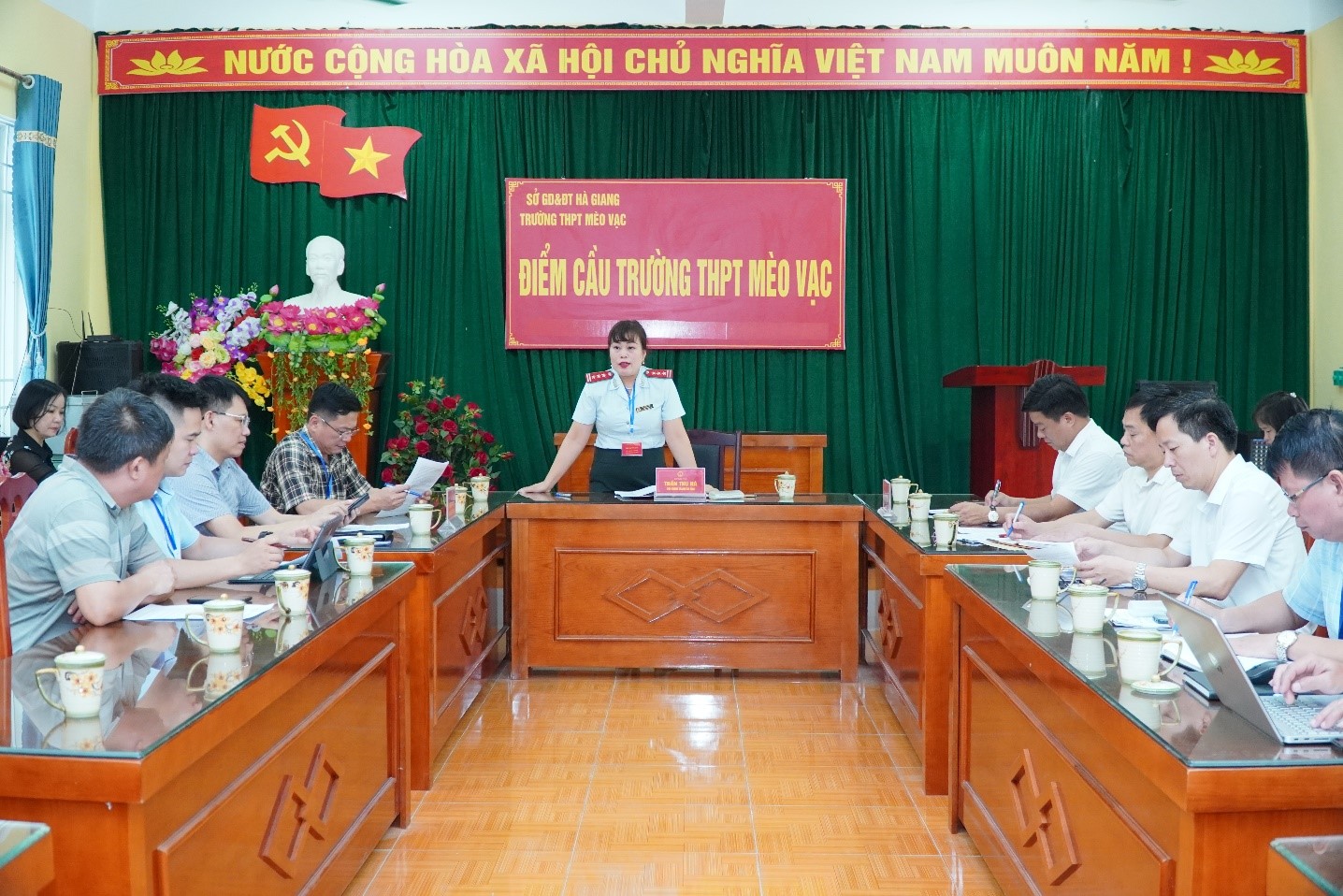 BCĐ Kỳ thi tốt nghiệp THPT tỉnh kiểm tra tại huyện Mèo Vạc